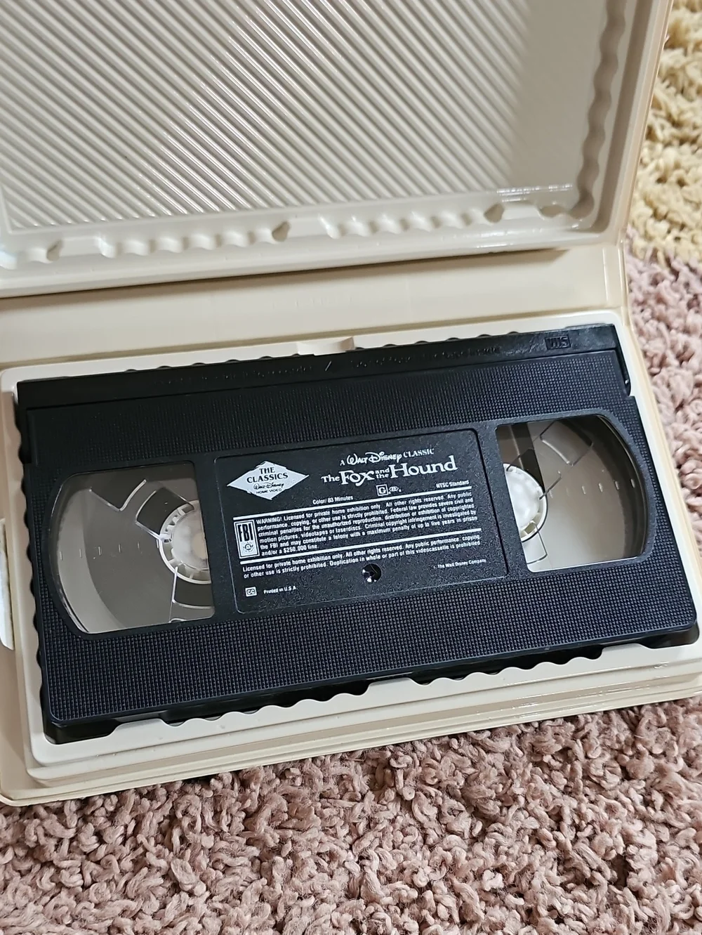 Bundle Walt Disney VHS Classic And Materpiece Movies LOT of 6